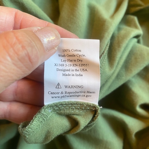 The Royal Standard Olive Green Cuffed Short Sleeve Tie Waist… - Picture 10 of 15